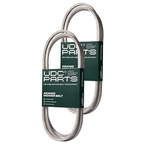 UDC Parts 754-0468/754-0467 Mower Deck Drive Belts/Aramid Cords/for MTD Cub Cadet Troy Bilt - 2 pcs
