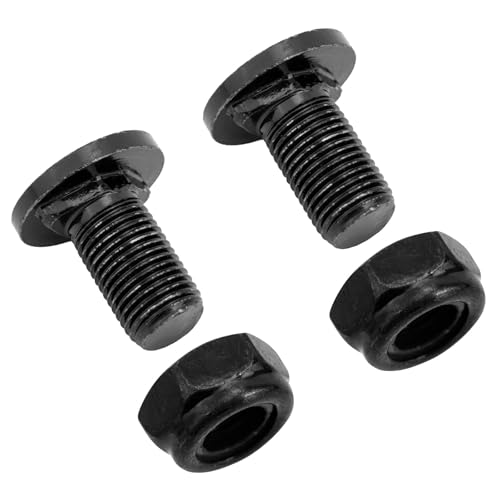 Fukaisu 5640321002 Lawn Mower Blade Bolt Kit for EGO, 2pcs Bolts & 2pcs Hex Lock Nuts, Replacement Parts for 21in Mowers LM2130 LM2133 LM2130SP LM2135SP LM2150SP LM2156SP