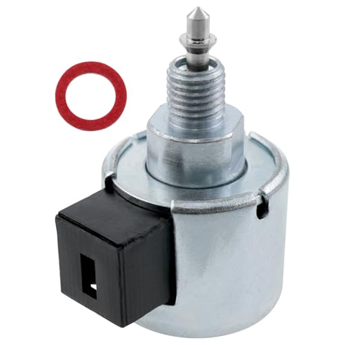 AYLIFU 694393 Lawn Mower Parts Lawn Mower Solenoid Fuel Shut-off Solenoid Valve Silver For 694393 846639 3R777-0009-G1 carburetor 1PCS