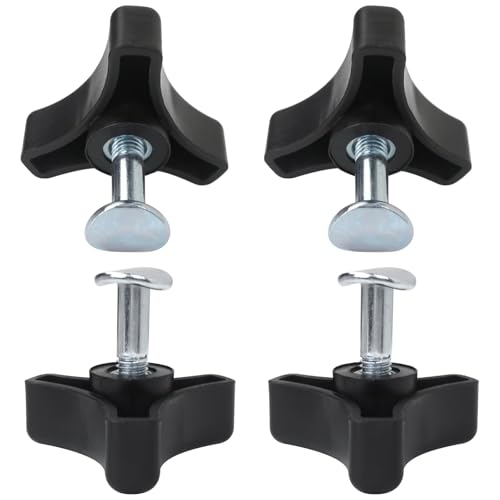 Upgrade 4 Sets Lawn Mower Handle Bolts, Triangle Handle Screw Replacement for Honda, for Craftsman, for Murray & Most Mowers, Universal Lawn Mower Parts & Accessories Kit