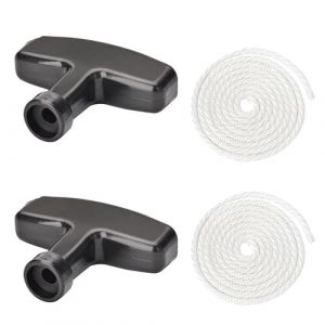 #US Replacement Part for Pull Cord with Recoil Starter Pull Handle for Lawn Mower, Chainsaw, Generator lawnPart#268454