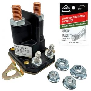 FalconSupply Genuine Trombetta 12V Starter Solenoid Relay Switch Kit for Toro 117-1197, 150A Continuous Duty Contactor Replacement, Fits Exmark, Lawn Boy, TimeCutter SS5000 & Zero Turn Mower Parts