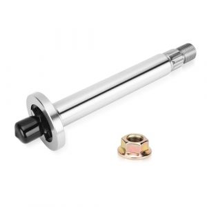 Try-H 738-1186 Spindle Shaft Fits for MTD/Tory Bilt/Cub Cadet Lawn Mower 738-1186A 753-06348 Stainless Steel Drive Shaft Included Nut Parts Replace# 912-0417A GW-7120417A 753-05549