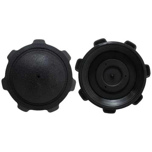 Bedaily 2 Pcs Vented Fuel Gas Tank Cap 2-1/4" Compatible for Craftsman SPM209370233, Lawn Mower Replacement Parts