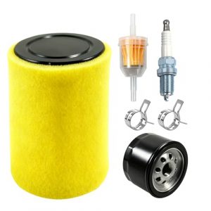 S100 Oil Change Kit for John Deere D105 D110 D125 S130 S140 Z335e Z315e E100 E140 D100 D130 D140 Maintenance Kit, 100 Series Tune up Kit Parts, AM125424 Oil Filter Air Filter MIU14395 Accessories