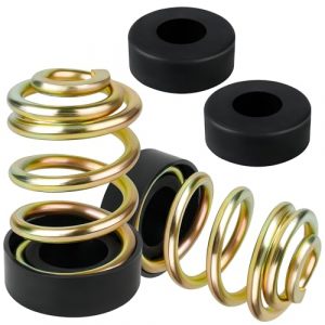 283516 Mower Compression Seat Spring & 422127 Mower Cap, Seat Spring Compatible with John D-eere Cub Cadet ZT1 Grass-Hopper Lawn Mower Suspension Seats, Seat Suspension Kit for Zero Turn Lawn Mower