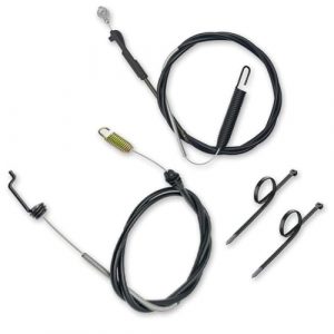 ZanFyxil 127-6867 Traction Cable and 133-1998 Brake Cable Replacement for Toro 30" TimeMaster Models 20199, 20200, 20975, 20976, 20977, 20978, 21199, 21199HD, 21200, 21810, 21811 Lawn Mower Parts
