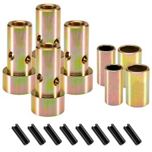 Pilida Cat 1 Quick Hitch Adapter Bushing Kit Fits Category I 3-Point Hitch Tractors with Quick Hitch System,2 Pairs of 3 Point pins bushings,Replace TK95029