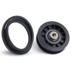 539110311 & 539110411 Drive Idler Pulley Drive Belt Kit Fits for Poulan Z254F Z200 CZ3815 CZ4217 CZ42175 RZ4623 Lawn Mower Replaces 607163 14259 12400