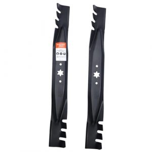 2 PCS 942-04308 Mulching Blades Compatible with Cub Cadet 42 inch Deck Riding Mower Lawn Tractor Cub Cadet XT1 LT42 ZT1 RZT42 , 42'' Lawn Mower Replace 942-0616 742-0616 942-04126 942-04308-X
