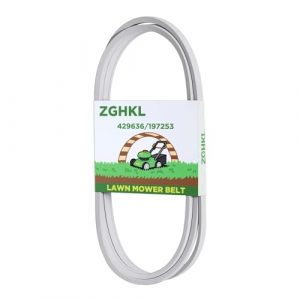 ZGHKL 429636 197253 Mower Belt Deck Belts Compatible with Craftsman Husqvarna Poulan AYP for John Deere M84136 M87323 42" Deck Lawn Mowers Parts 1/2'' x 101''