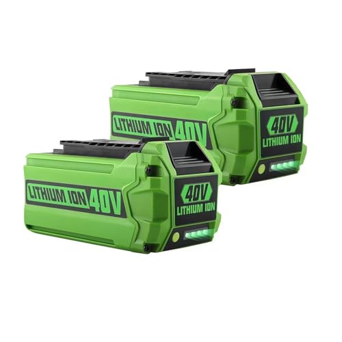 Gcbhfjrcyz 40V Li-ion Battery Pack 6Ah ,Compatible for GreenWorks G-MAX Replacement Battery for Lawn Mower Power Tools(1pcs 6Ah Battery)