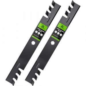 AUIVERED GY20850 Mower Blades - Fit for John Deere D130 D110 D100 D125 D105 S100 E100 LA125 42'' Deck Lawn Tractor Riding Mower Gator Mulching Blades - Replaces GX22151 AM141033 AM131033 AM137333