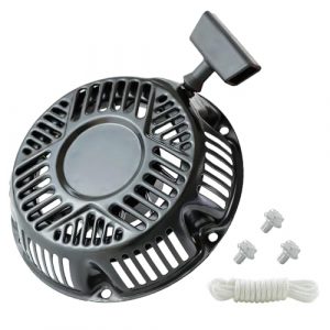 abliubale 591781 Recoil Starter Compatible with B & S Pull Start Assembly 306cc 10hp for Generator Pressure Washer Parts Black 6 Holes