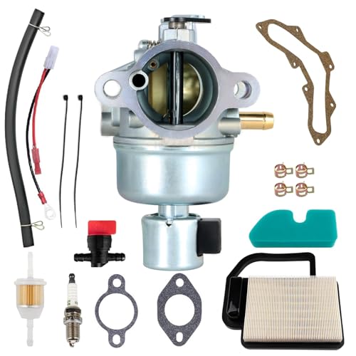 RYTIME 20 853 33-S Carburetor & 20 083 02-S Air Filter Rebuild Kit Compatible with Kohler 15HP 17HP 18HP 19HP 20HP Courage Engines SV470/530/540/541/590/591/600/601/610/620 SV Series Lawn Mower Parts