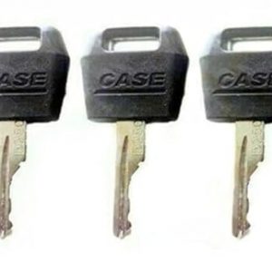 3PCS Ignition Keys Replacement Key, for Case IH Tractor Dozer Backhoe D250 for Case/International Harvester Excavator, Spare and Replacement Parts